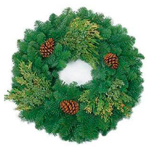 Mixed Noble Wreath 12" Candle Ring