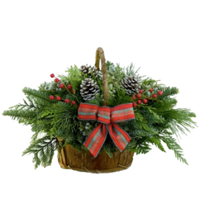 Direct Ship - Bark Basket Centerpiece - 10” x 15”