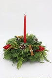 Direct Ship - Cinnamon Collection - 26” Diameter Wreath and 26” Diameter Centerpiece