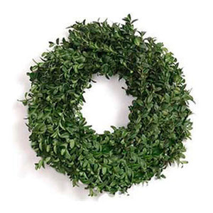 Boxwood Wreath 24" Double Faced